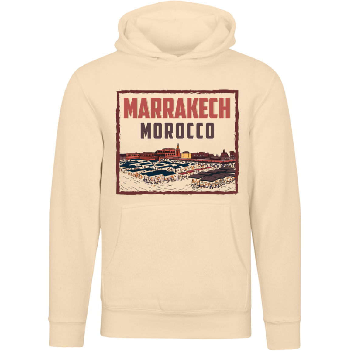 Marrakech Square Morocco Unisex Pullover Hoodie