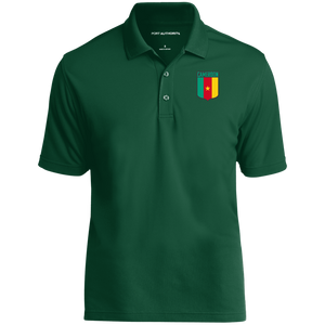 Cameroon Football Team Emblem Men's Micro-mesh Polo
