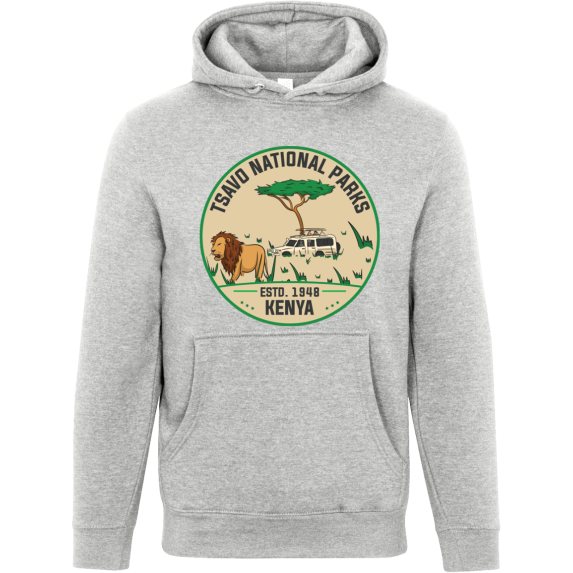 Tsavo National Parks Unisex Pullover Hoodie