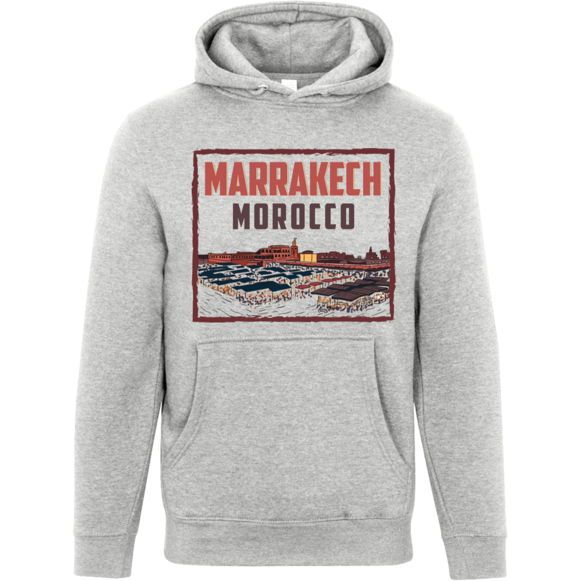 Marrakech Square Morocco Unisex Pullover Hoodie