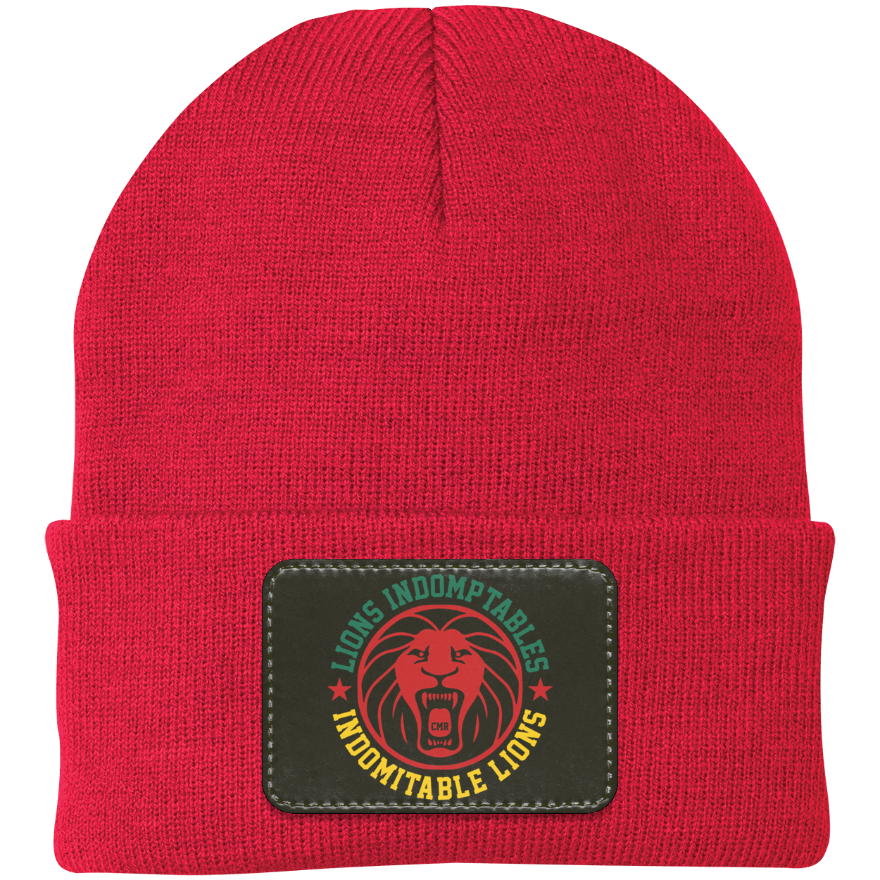 Cameroon Football Team Emblem Patch Knit Cap