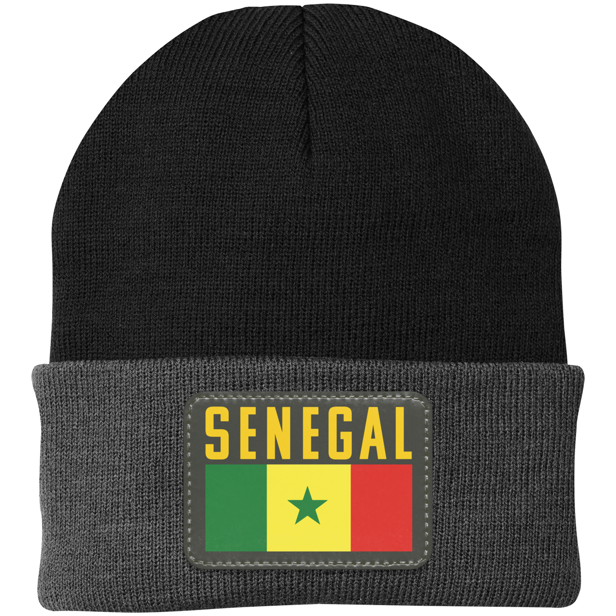 Senegal Football Team Emblem Patch Knit Cap