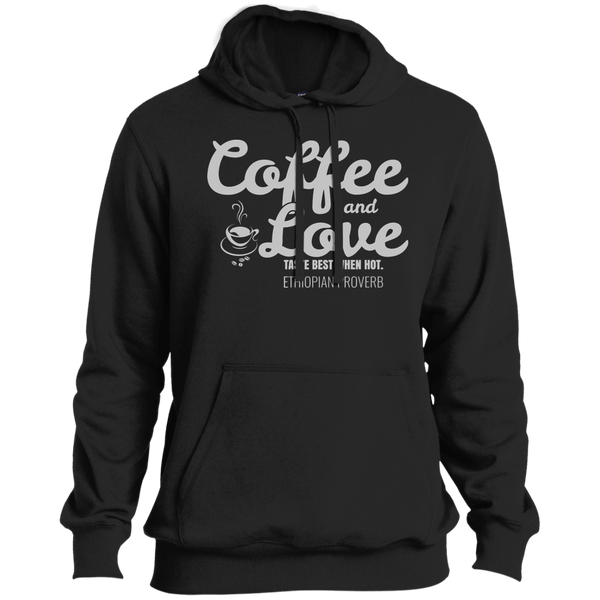Coffee & Love Taste Best When Hot Men's Pullover Hoodie