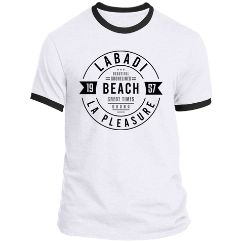 Labadi La Pleasure Beach Accra Ghana Ringer T-Shirt (Unisex)