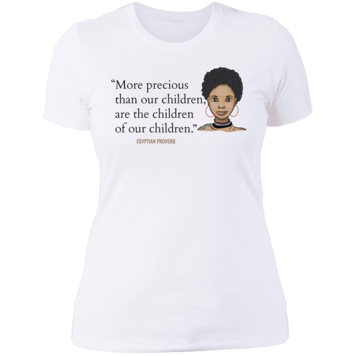 More Precious Than Our Children Ladies' Crewneck T-Shirt