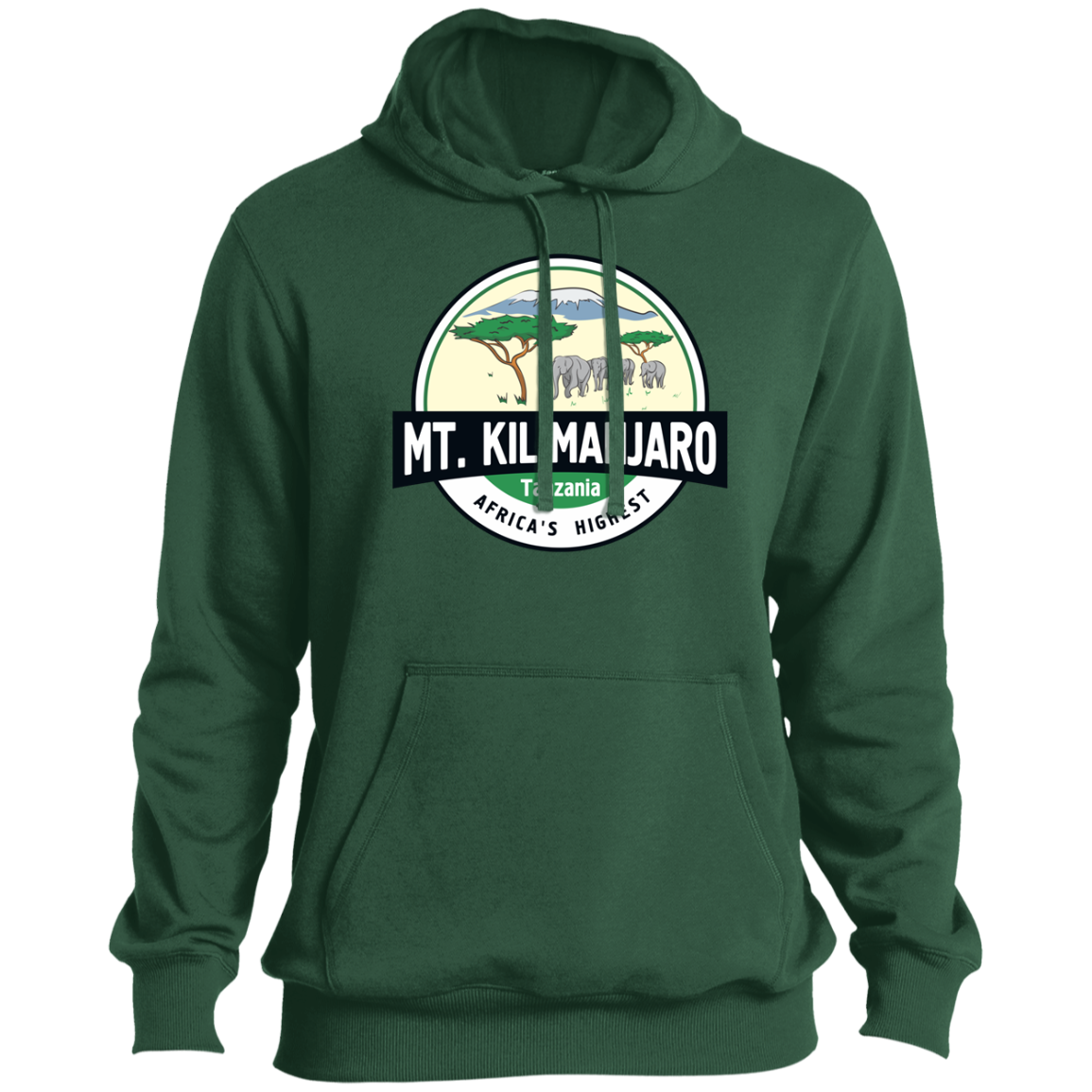 Mount Kilimanjaro Men's Pullover Hoodie