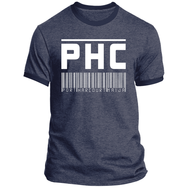 PHC Port Harcourt Barcode Ringer T-Shirt (Unisex)