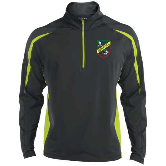 Senegal Lions De La Teranga Qatar 2022 Men's Zip-Up Sports Pullover