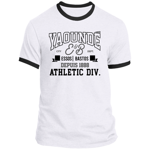 Yaoundé E&B (Essos & Bastos) Athletic Ringer T-Shirt (Unisex)