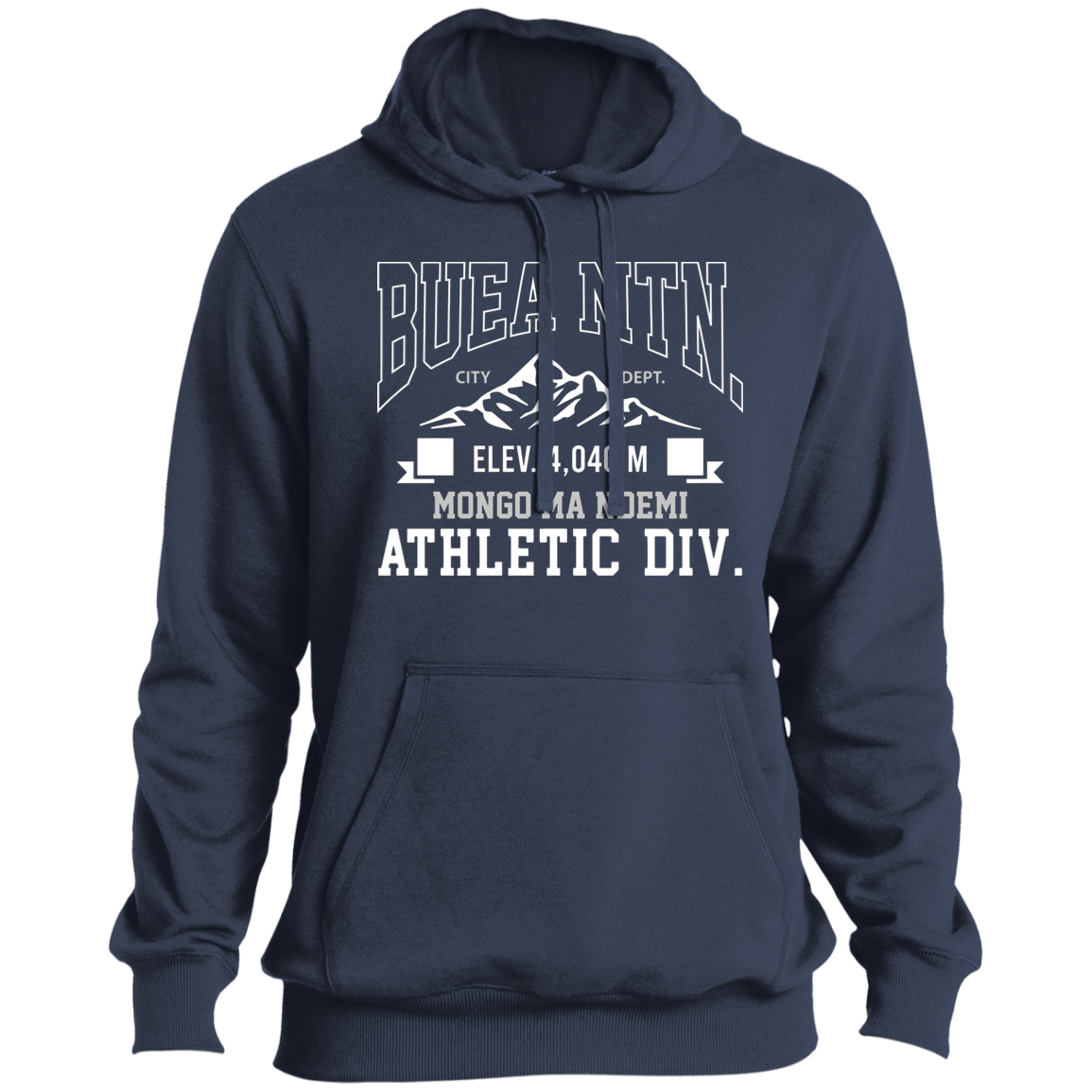 Buea Mountain (Mongo ma Ndemi) Athletic Men's Pullover Hoodie