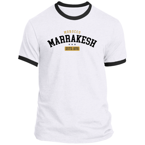 Marrakesh Morocco Estd 1070 Ringer T-Shirt (Unisex)