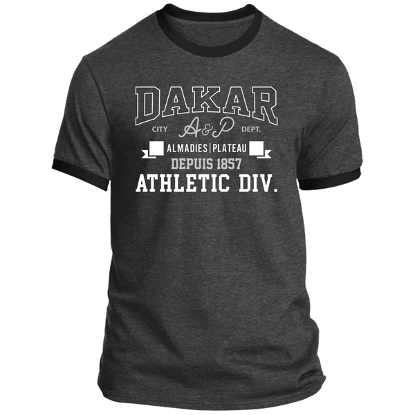 Dakar A&P (Almadies & Plateau) Athletic Ringer T-Shirt (Unisex)