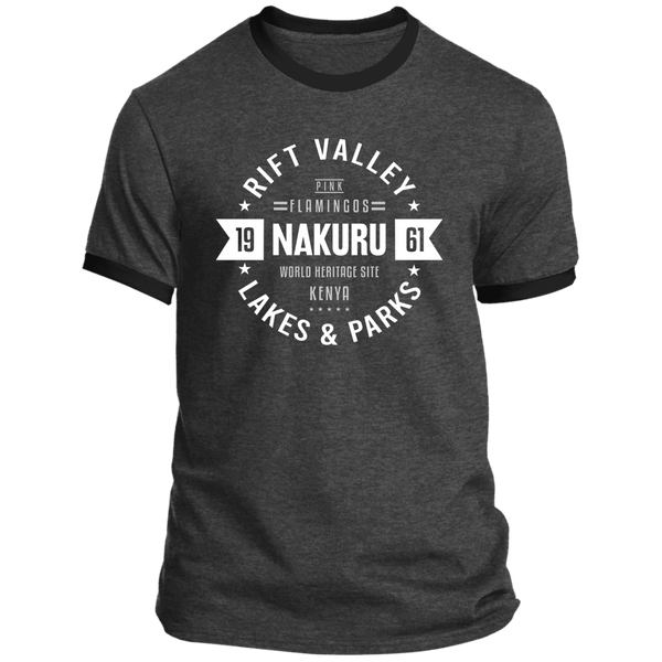 Nakuru 1961 Rift Valley Lakes & Parks Ringer T-Shirt (Unisex)