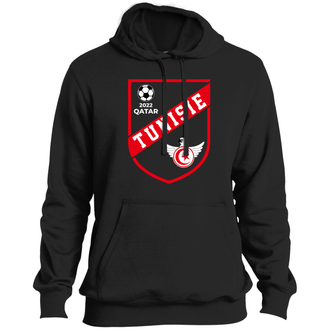 Tunisian Football Federation Men's Pullover Hoodie