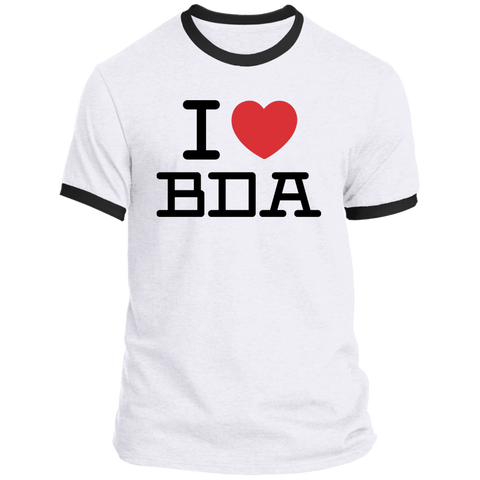 I love Bamenda (BDA) Ringer T-Shirt (Unisex)