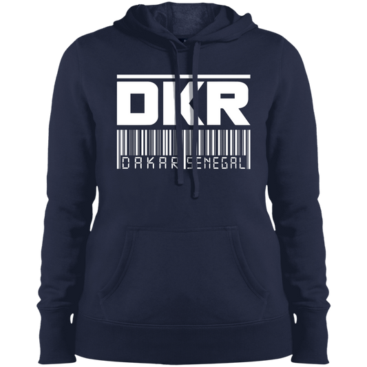 DKR (Dakar) Senegal Barcode Women's Pullover Hoodie