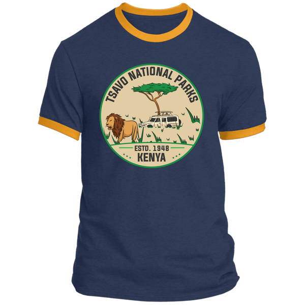 Tsavo National Parks Ringer T-Shirt (Unisex)