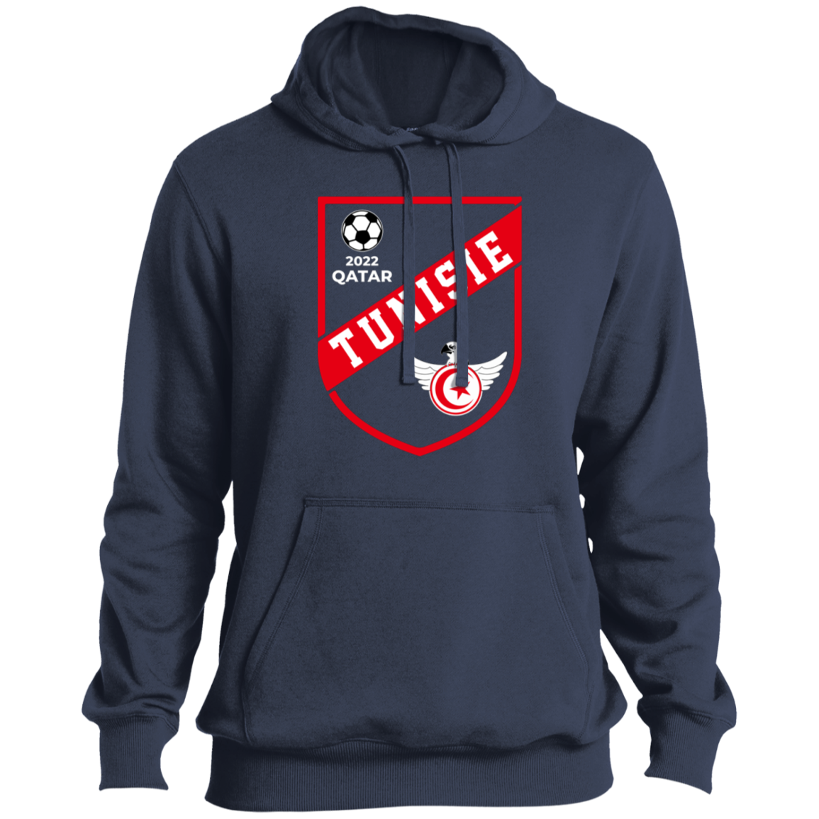 Tunisian Football Federation Men's Pullover Hoodie