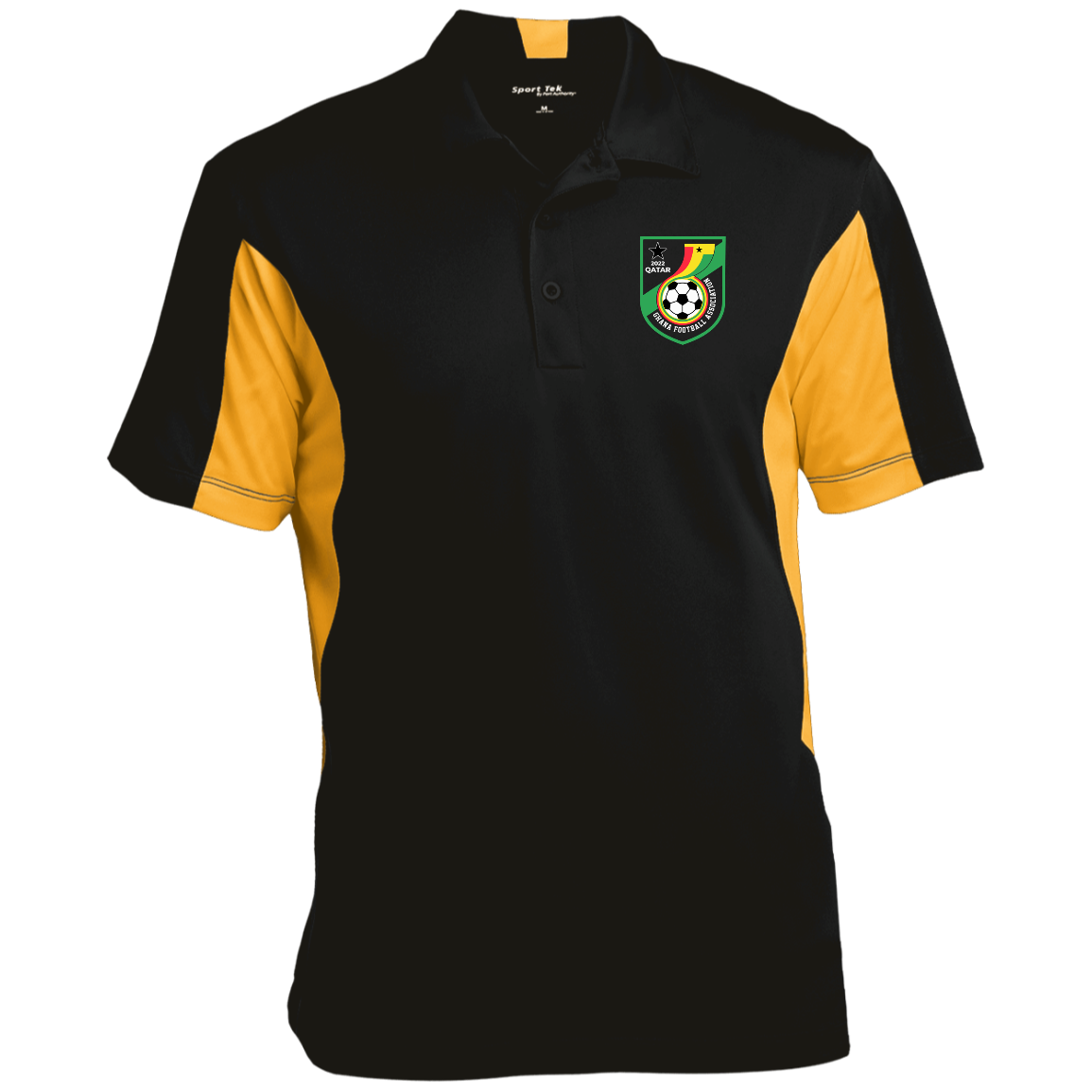 Ghana Black Stars Men's Side Blocked Sport Polo