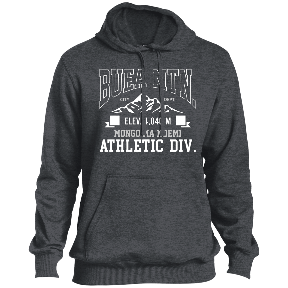 Buea Mountain (Mongo ma Ndemi) Athletic Men's Pullover Hoodie