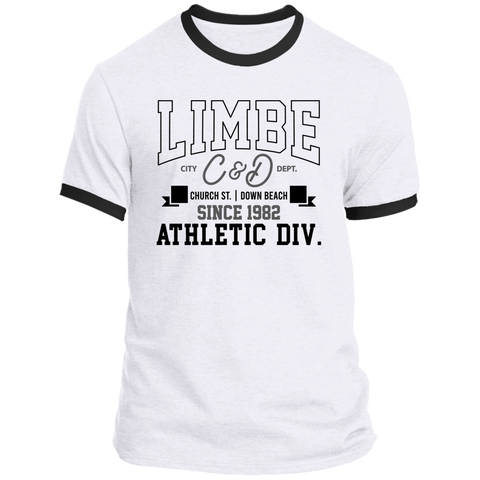Limbe C&D (Church Street & Down) Athletic Ringer T-Shirt (Unisex)