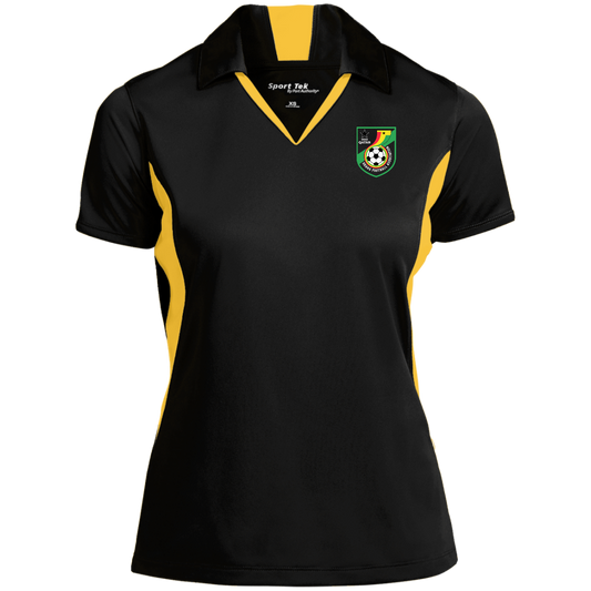 Ghana Black Stars Women's Side Blocked Sport Polo