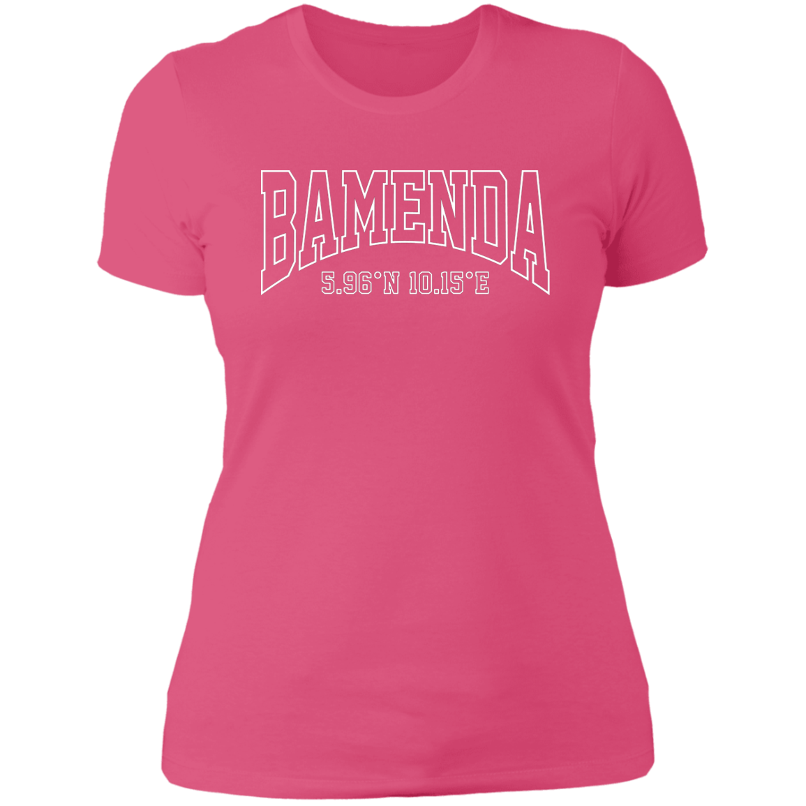 Bamenda GPS Coordinates Women's Classic T-Shirt