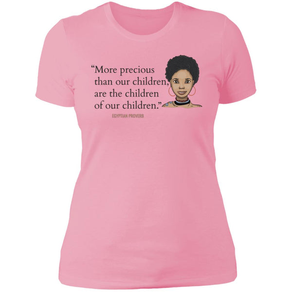 More Precious Than Our Children Ladies' Crewneck T-Shirt