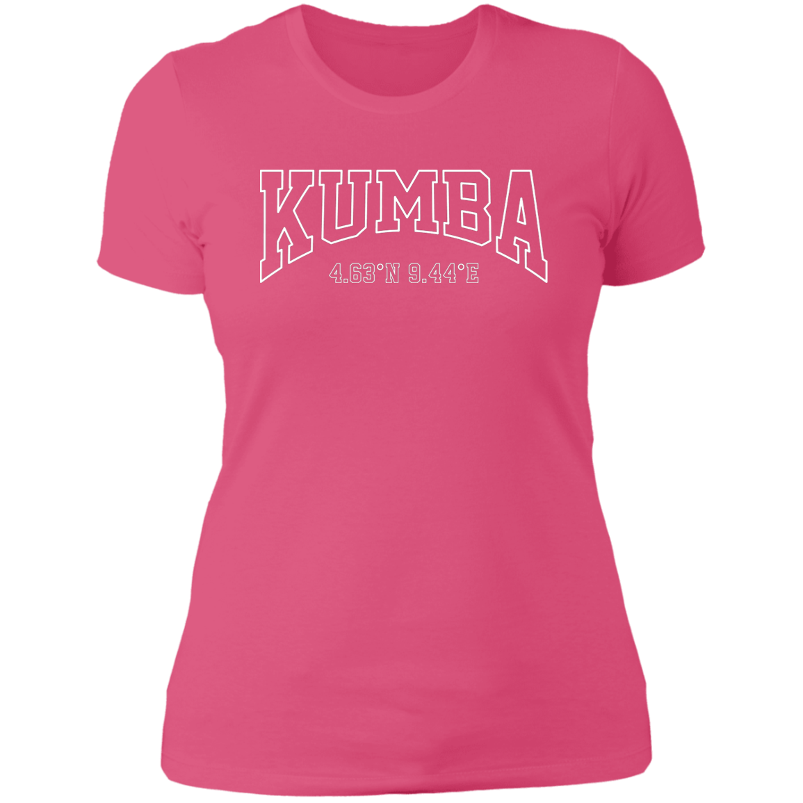 Kumba GPS Coodinates  Women's Classic T-Shirt