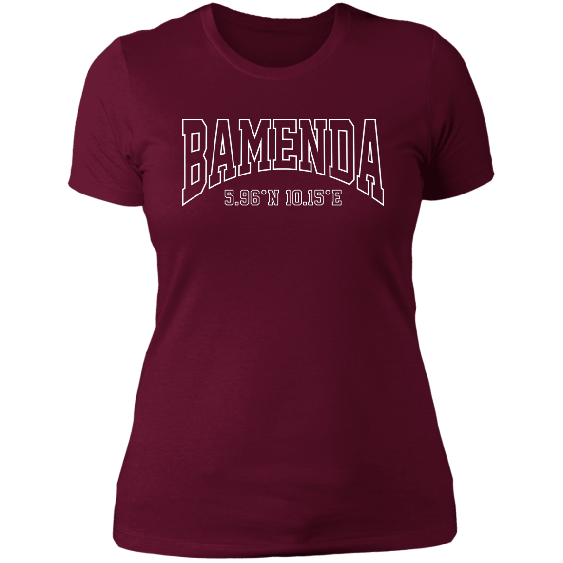 Bamenda GPS Coordinates Women's Classic T-Shirt