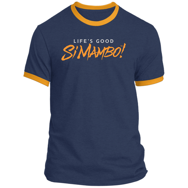 Life's Good. Simambo™! Ringer T-Shirt (Unisex)