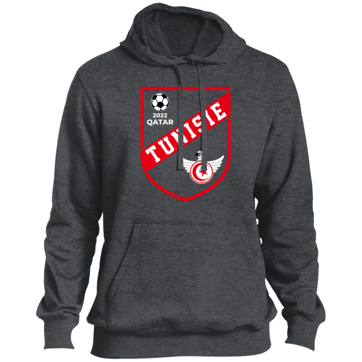 Tunisian Football Federation Men's Pullover Hoodie