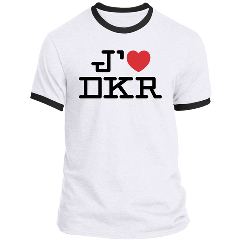 J'aime Dakar (DKR) Senegal Ringer T-Shirt (Unisex)