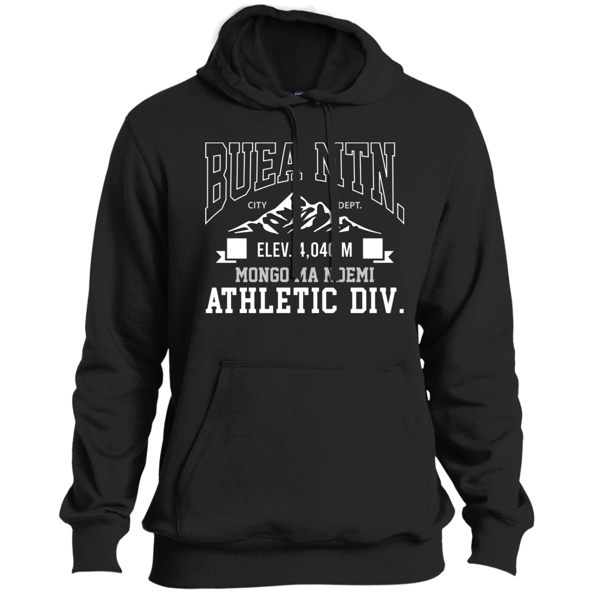 Buea Mountain (Mongo ma Ndemi) Athletic Men's Pullover Hoodie