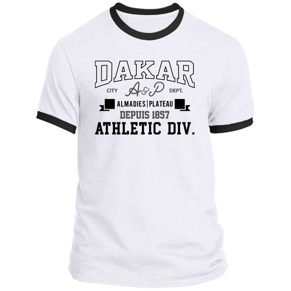 Dakar A&P (Almadies & Plateau) Athletic Ringer T-Shirt (Unisex)