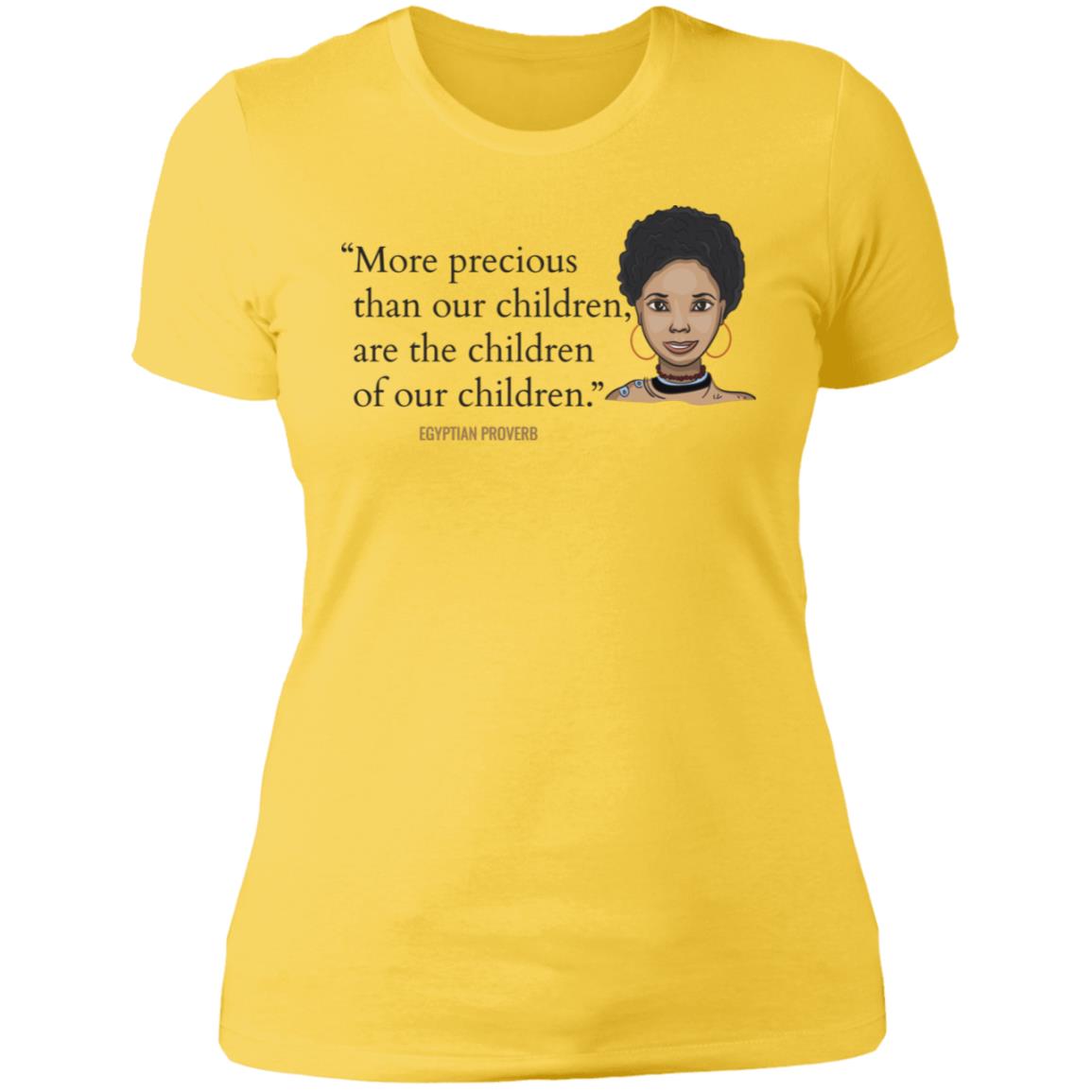 More Precious Than Our Children Ladies' Crewneck T-Shirt