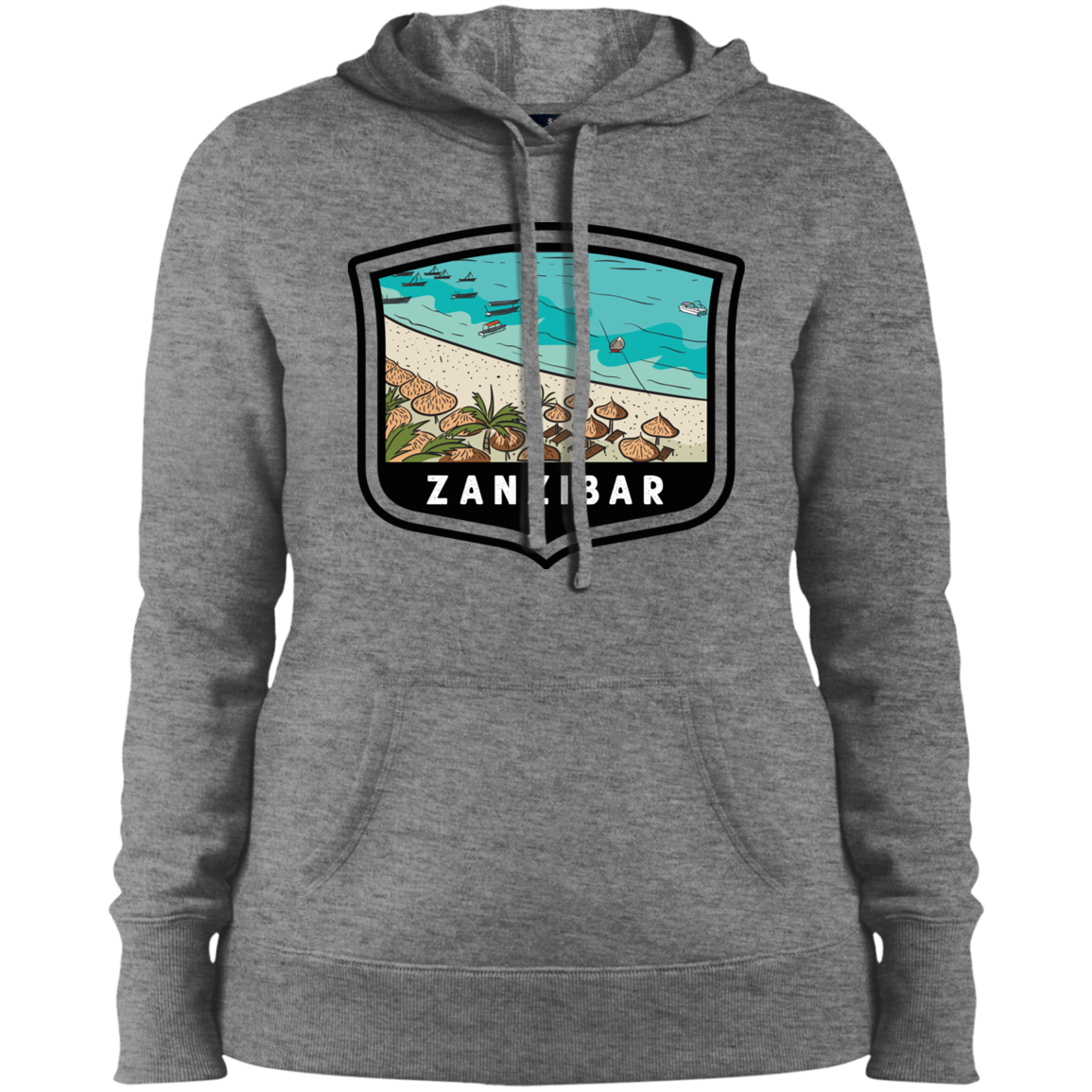 Zanzibar Beaches Women's Pullover Hoodie