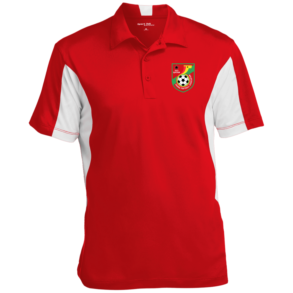 Ghana Black Stars Men's Side Blocked Sport Polo