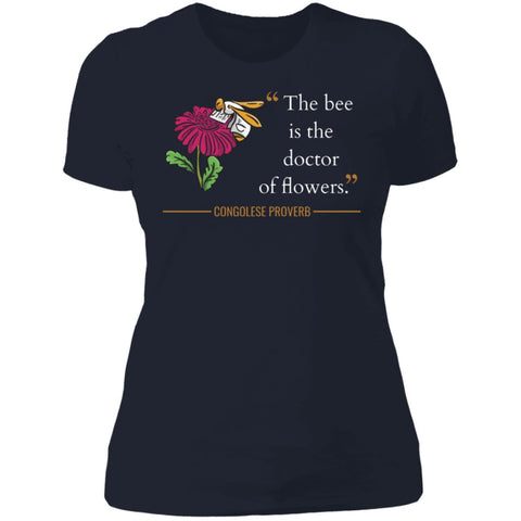 The Bee Is the Doctor of Flowers Women's Classic T-Shirt