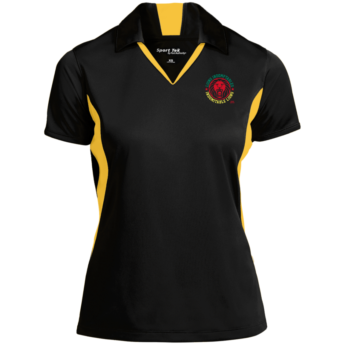 Cameroon Indomitable Lions Qatar 2022 Women's Side Blocked Sport Polo