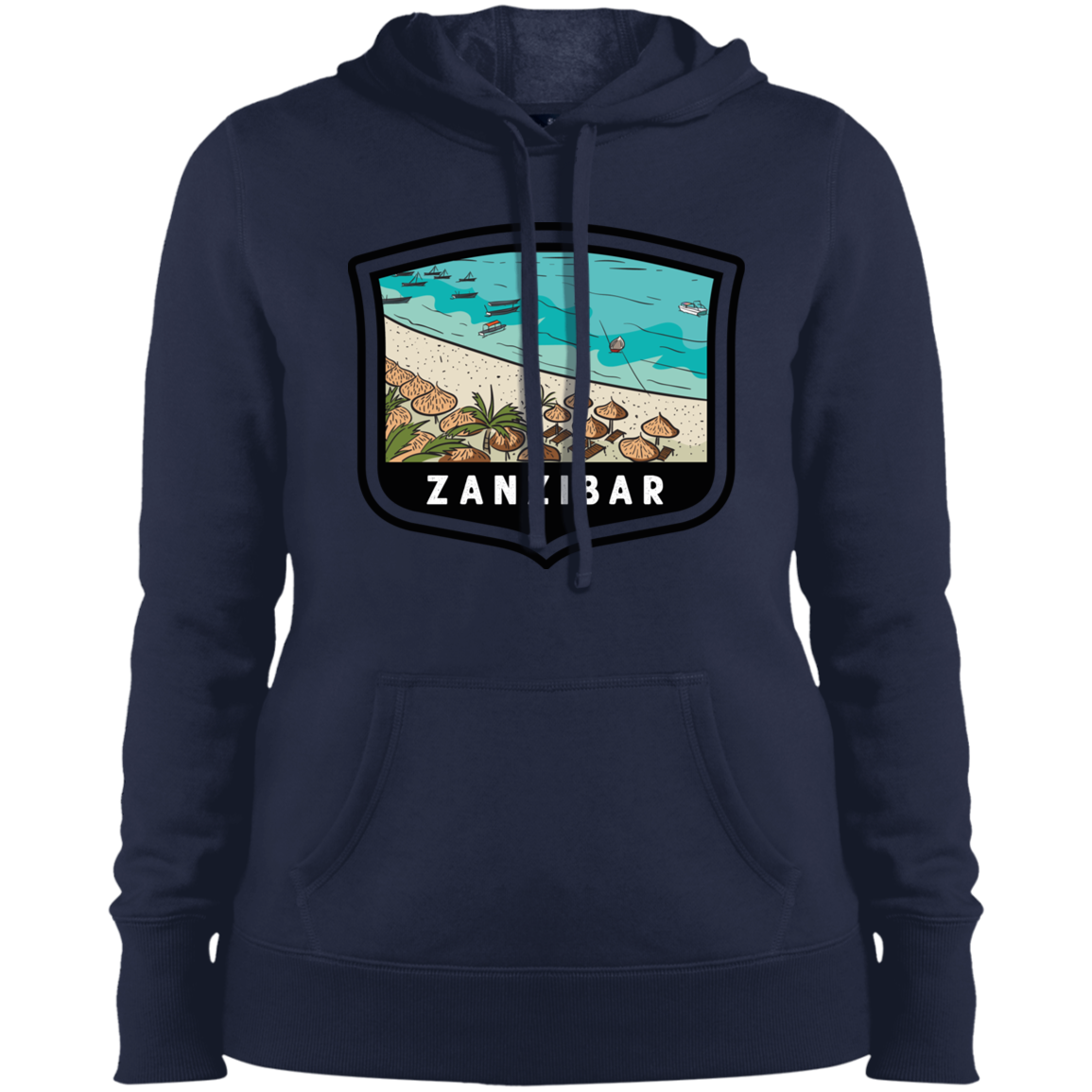 Zanzibar Beaches Women's Pullover Hoodie