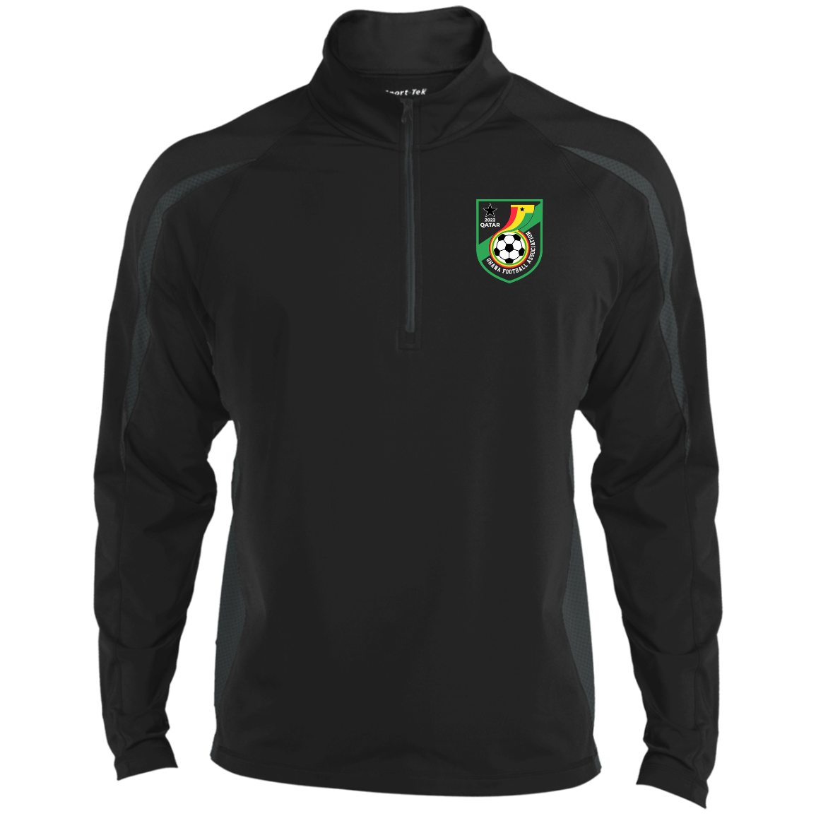 Ghana Black Stars Men's Zip-Up Sports Pullover