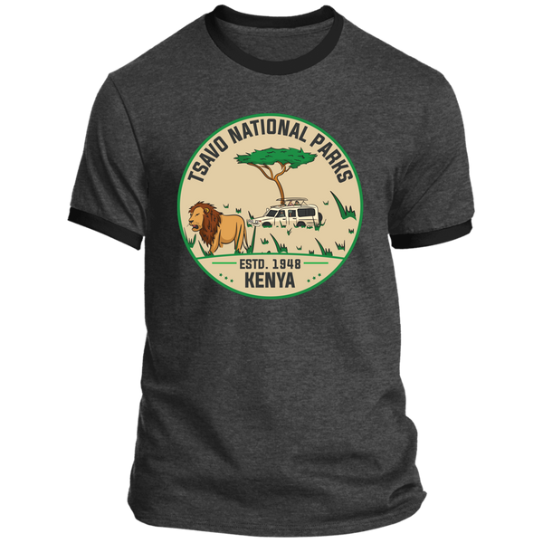 Tsavo National Parks Ringer T-Shirt (Unisex)