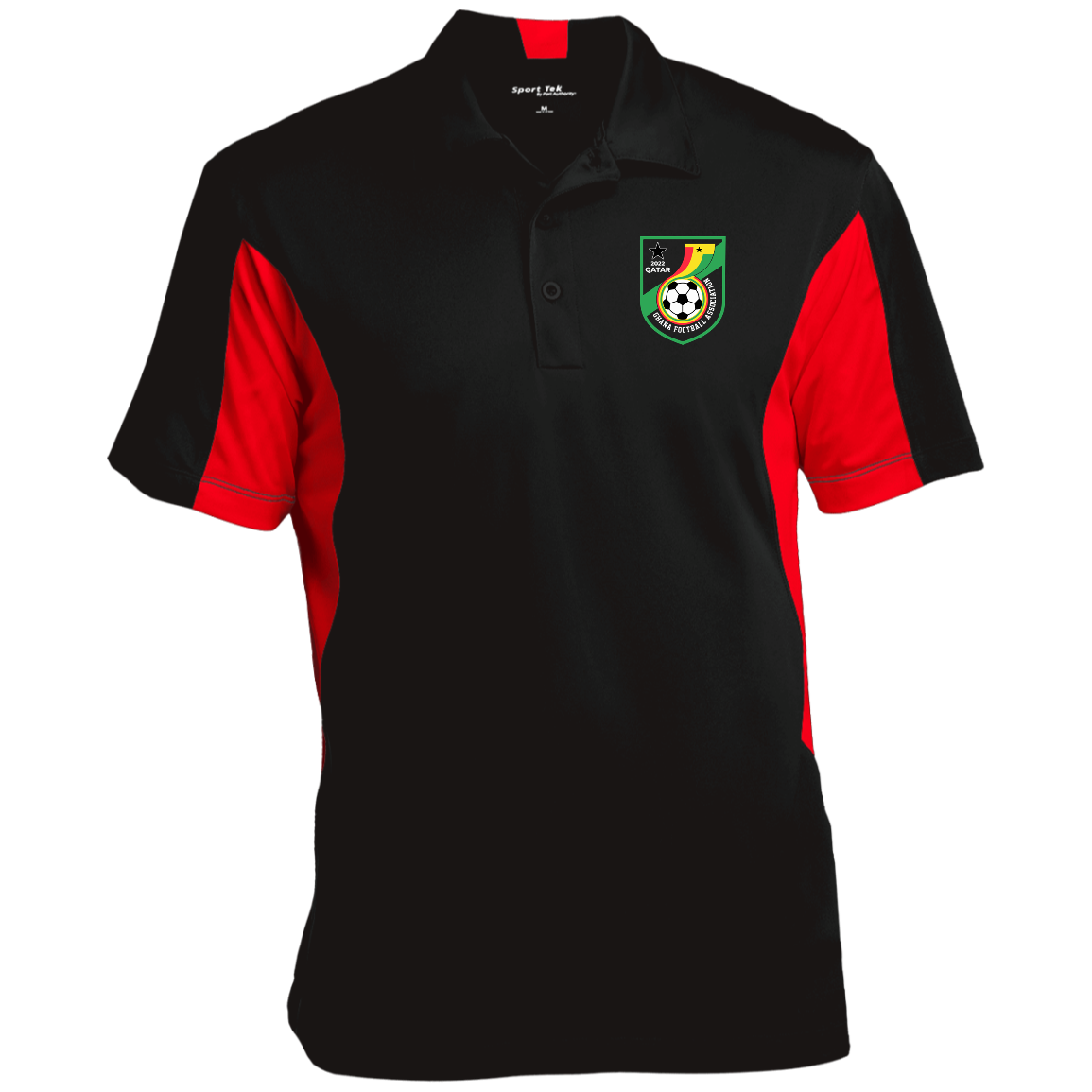 Ghana Black Stars Men's Side Blocked Sport Polo