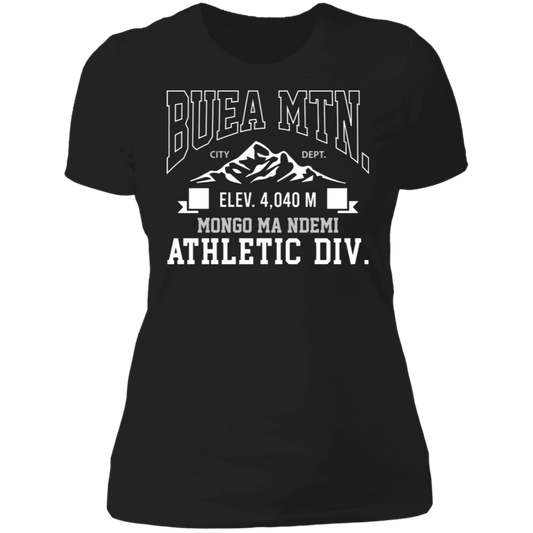 Buea Mountain (Mongo ma Ndemi) Athletic Women's Classic T-Shirt