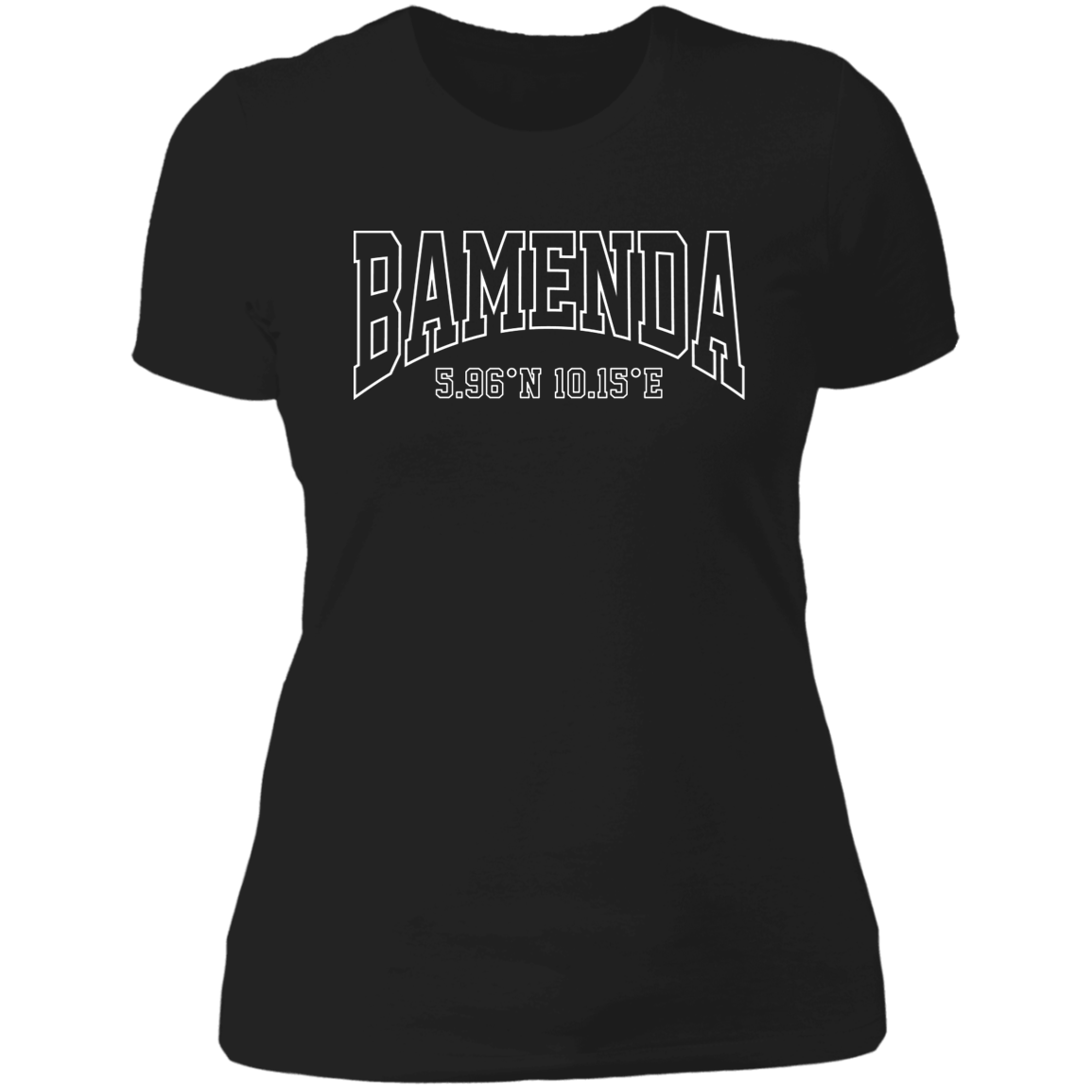 Bamenda GPS Coordinates Women's Classic T-Shirt