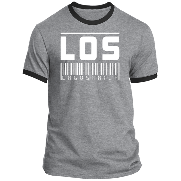 LOS Lagos Barcode Ringer T-Shirt (Unisex)