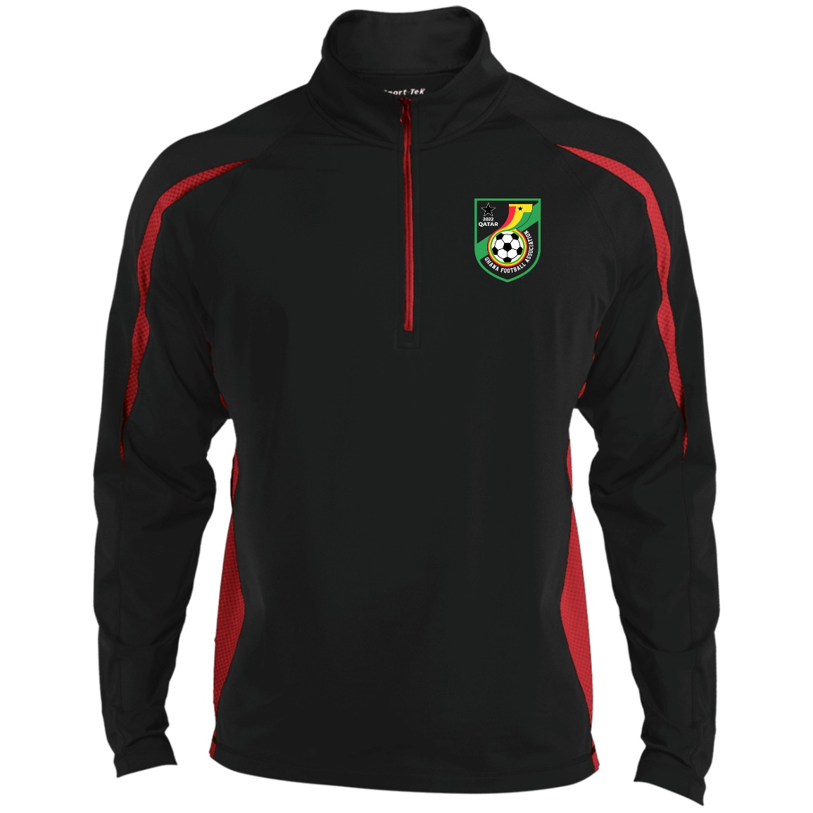 Ghana Black Stars Men's Zip-Up Sports Pullover