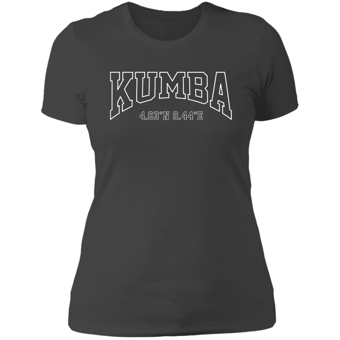 Kumba GPS Coodinates  Women's Classic T-Shirt