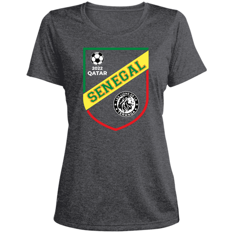 Senegal Lions De La Teranga Qatar 2022 Women's Scoopneck T-shirt